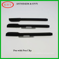 High quality permanent ink felt tip pen with clip for promotion